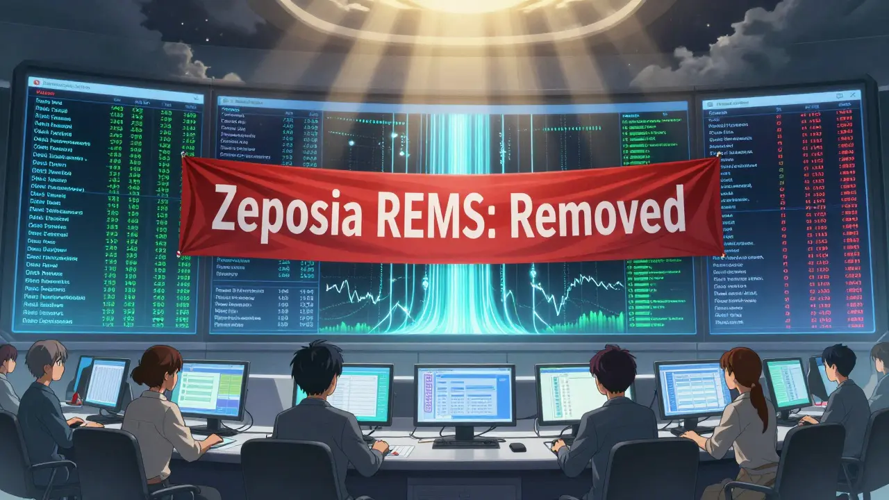 FDA analysts monitoring real-time patient data streams in a futuristic control room.