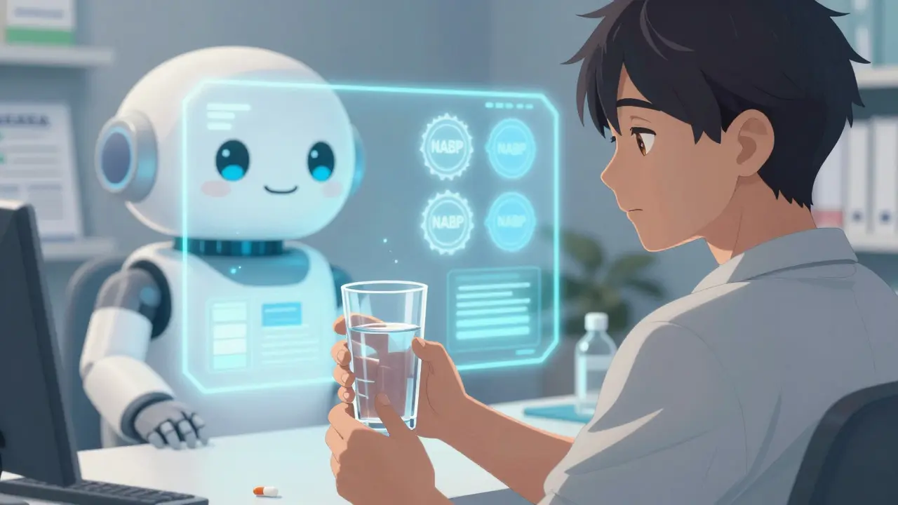 Anime character safely buying generic meds online with water
