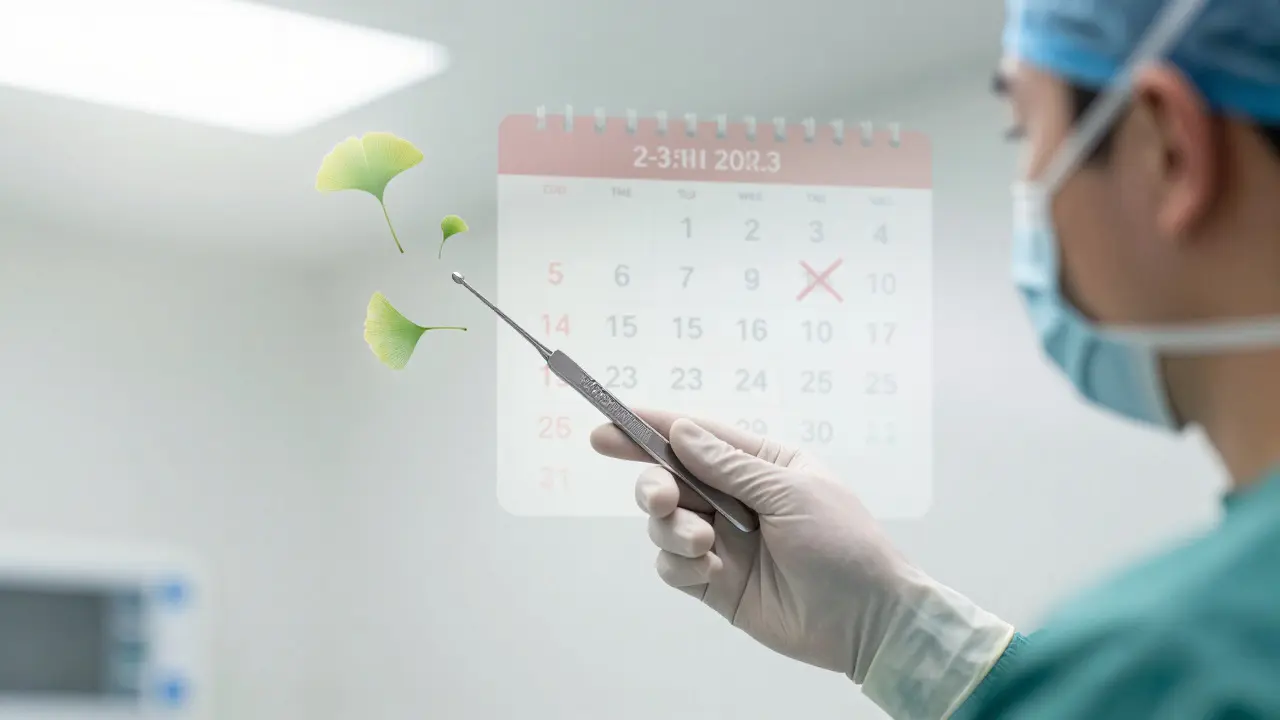 Anime surgeon holding scalpel with fading ginkgo leaves and calendar background